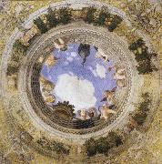 Andrea Mantegna Ceiling Oculus oil on canvas